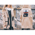 Lady Long Sleeve Jacket with Free Individuality Picture Jacket